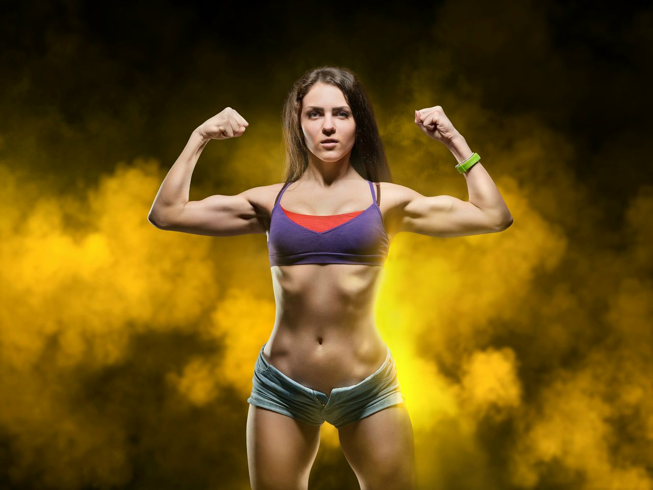 Athletic girls in Phnom Penh